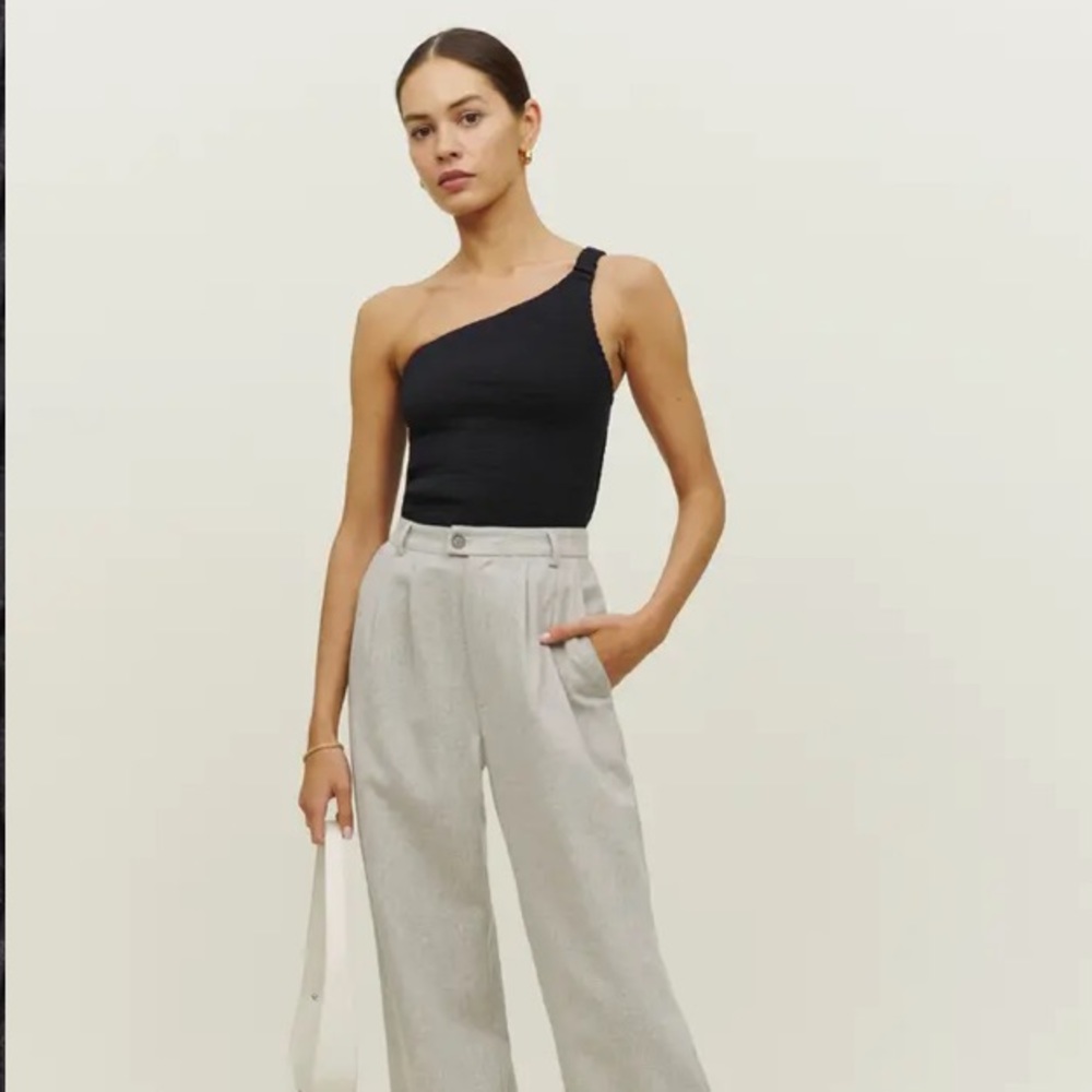 NWT Reformation Holly Linen Top